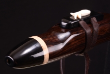 African Blackwood  Native American Flute, Minor, Low D-3, #G27C